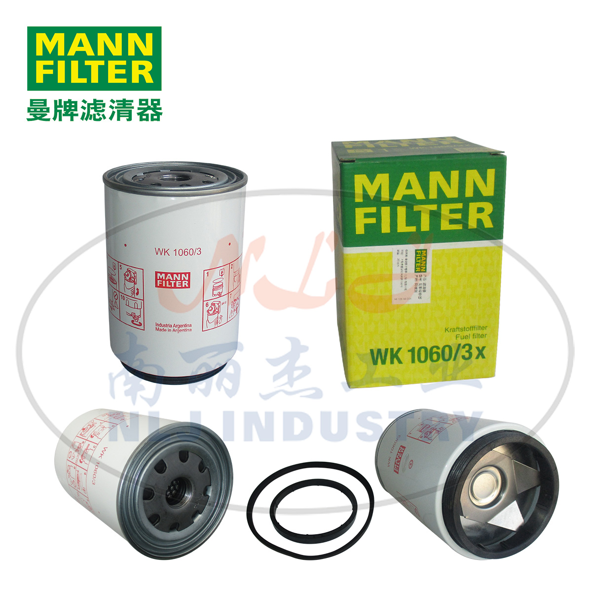MANN-FILTER(曼牌濾清器)濾芯W(wǎng)K1060/3X