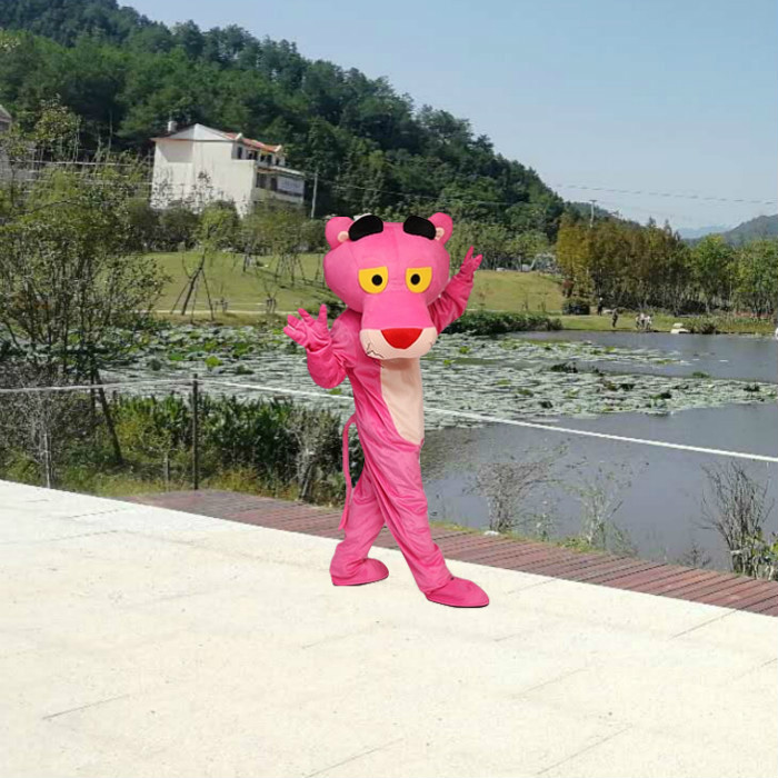 科尼卡通人偶粉紅豹人偶服裝道具