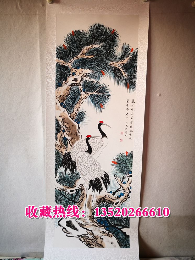 清正廉潔花鳥四景圖四條屏 當(dāng)代工