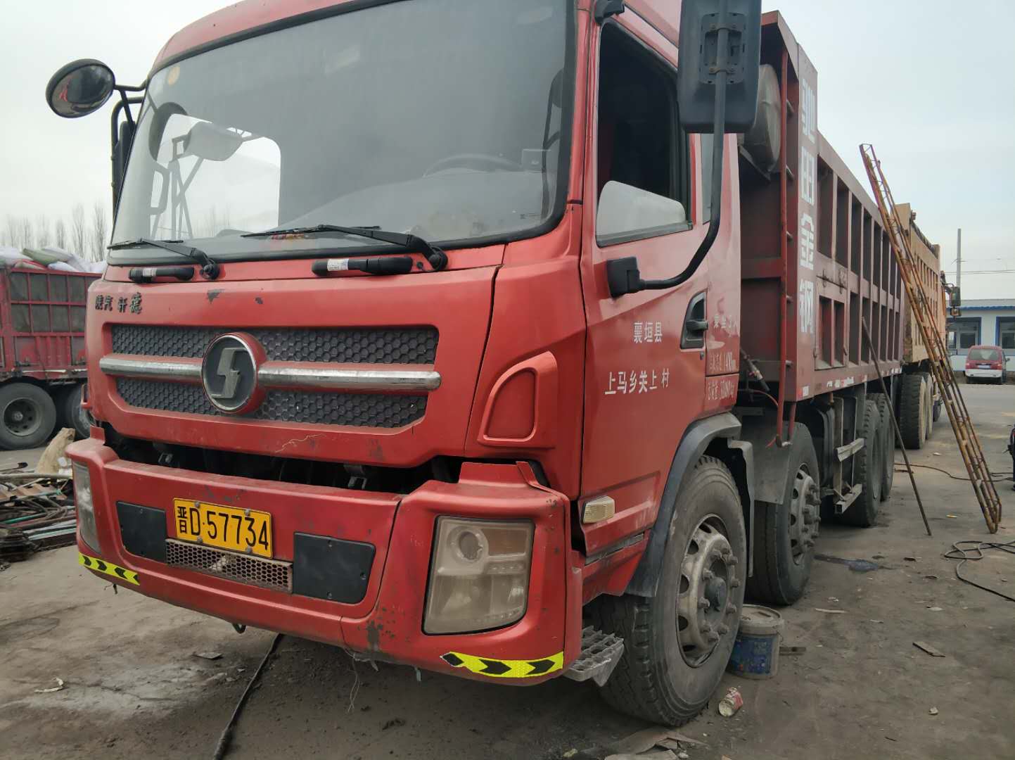 出售13年陜汽軒德*后八自卸車