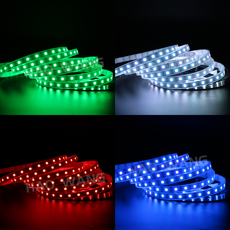 WS2812幻彩燈帶60段60燈5V內(nèi)置驅(qū)動IC編程燈條