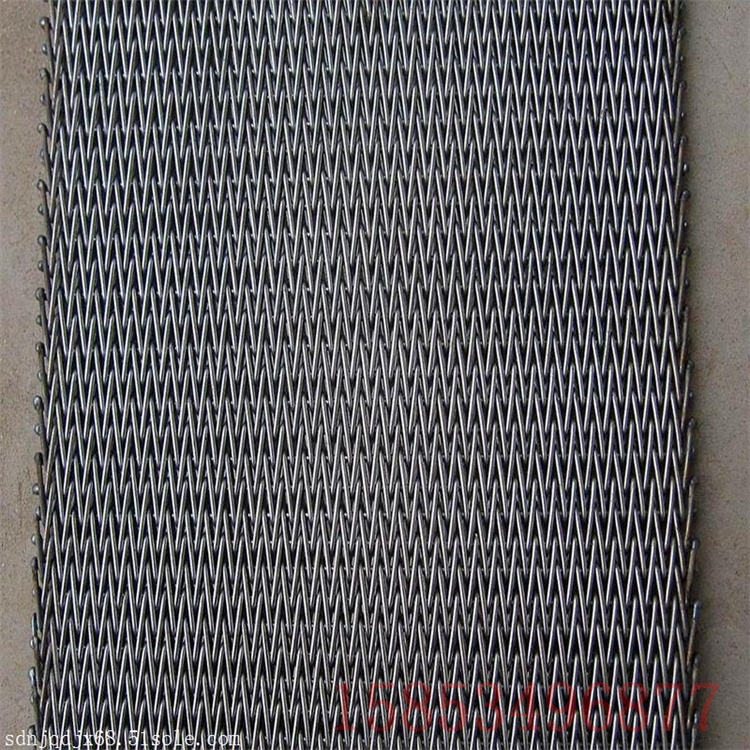 不銹鋼網(wǎng)帶人字型網(wǎng)鏈餅干烤爐加密人字網(wǎng)帶耐磨防腐蝕