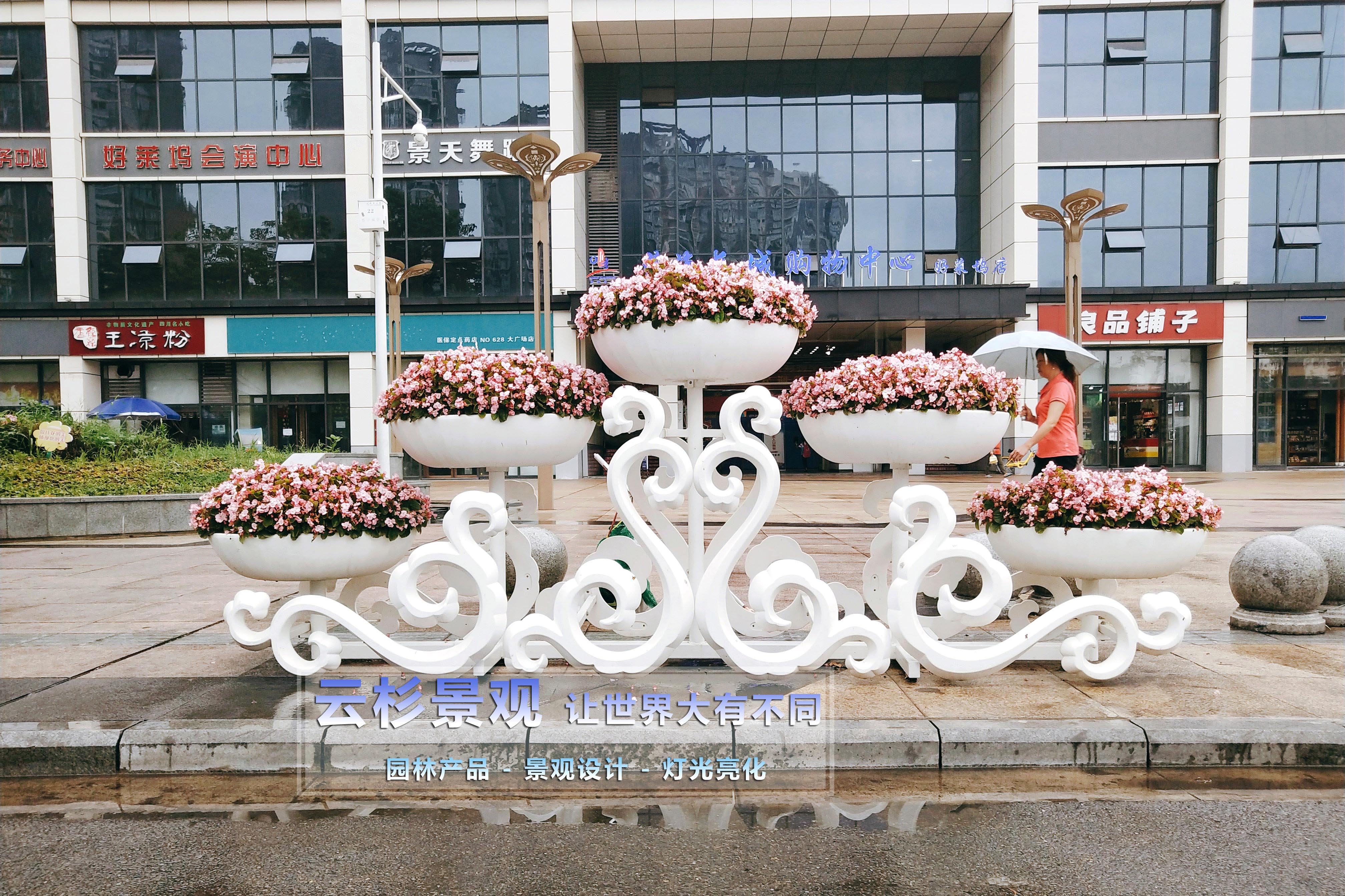 龍紋祥云 2019年新品造型花架 云杉景觀藝術(shù)花架 免費(fèi)設(shè)計(jì)定制