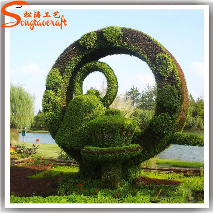 大型人造植物仿真造型雕塑公園景觀裝飾仿真植物綠雕廠家