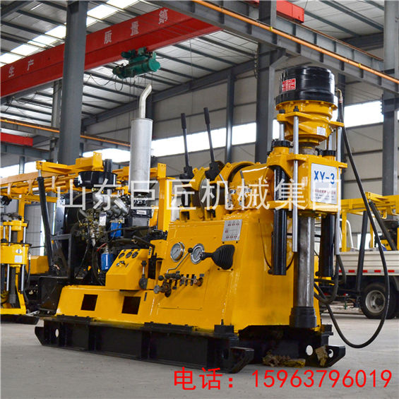 山東巨匠履帶式液壓鉆機XYD-3深度勘探600米打井