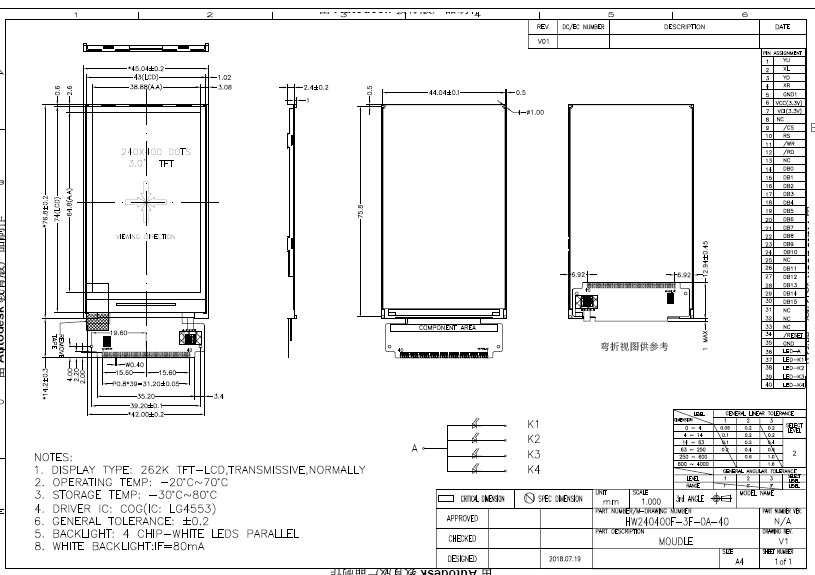 3.0寸IPS液晶顯示屏