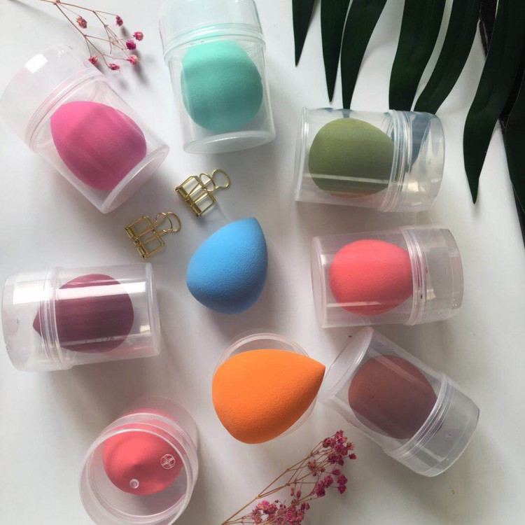 柔軟親膚非乳膠美妝蛋粉撲廠家做直銷各種形狀顏色包裝可定制