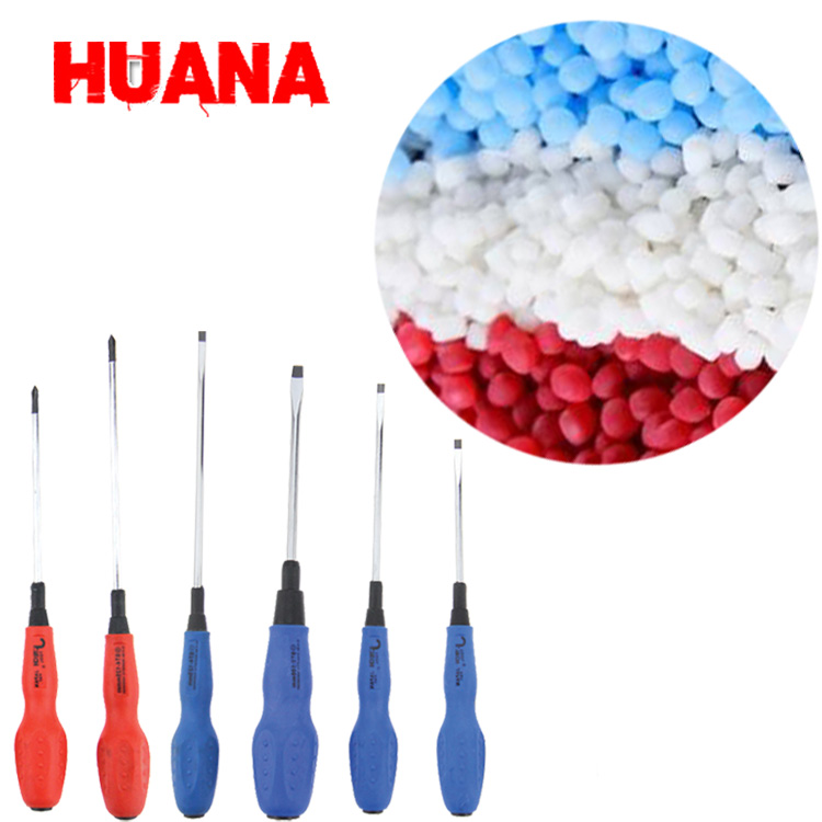 環(huán)保耐磨二次注塑包尼龍pa的tpe包膠材料 尼龍包膠TPE料