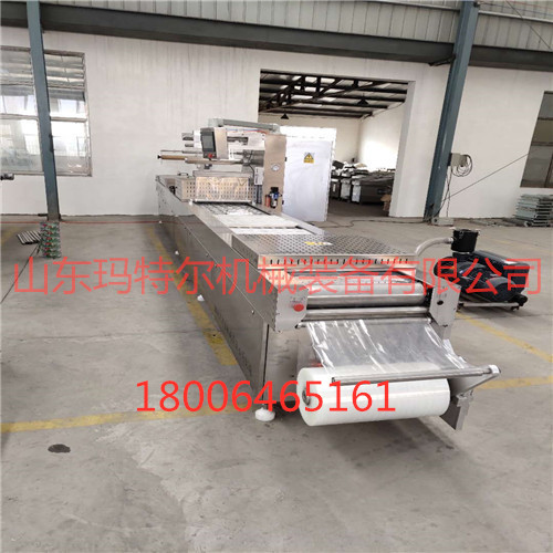 二手全自動連續(xù)拉伸膜真空包裝機