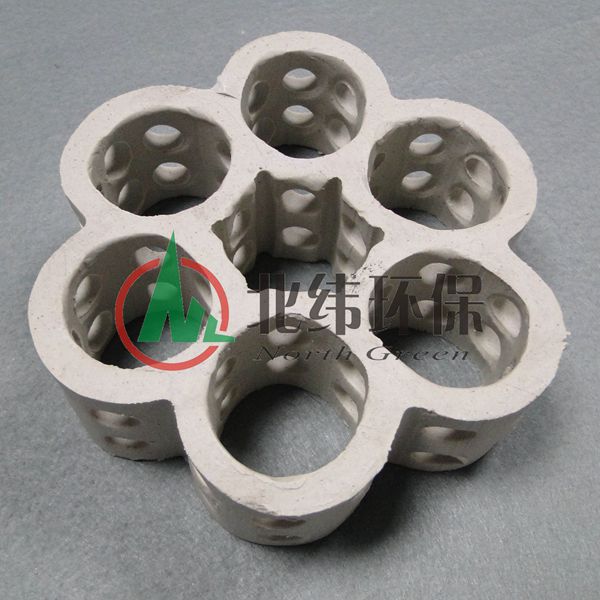 七孔連環(huán) 陶瓷七孔連環(huán)-北緯環(huán)保 規(guī)整填料-全瓷七孔連環(huán)