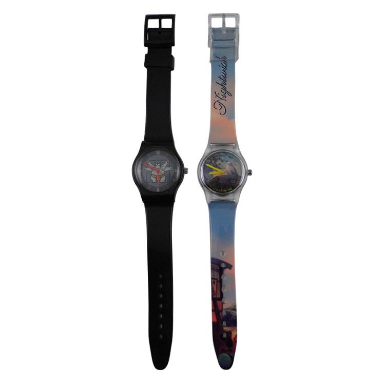 外貿(mào)跨境貨源廠家生產(chǎn)批發(fā)新款三文治swatch塑膠禮品手表
