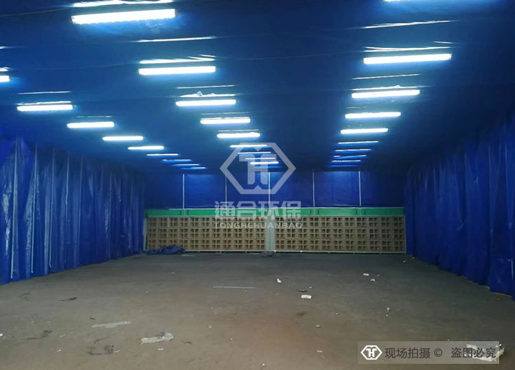 可移動(dòng)的伸縮噴漆房 通合環(huán)保 廠(chǎng)家直銷(xiāo) 品質(zhì)有保障 移動(dòng)伸縮噴漆房