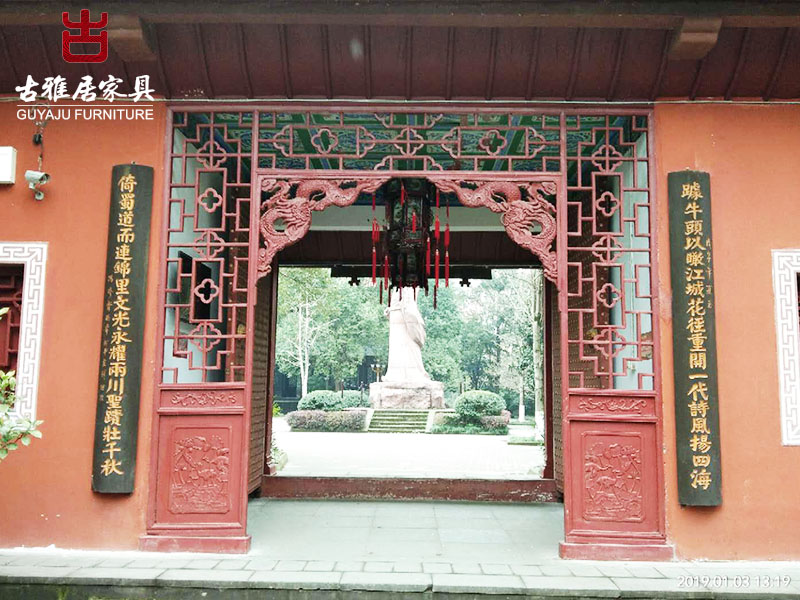 四川仿古門窗廠家，實(shí)木花格門窗價(jià)格