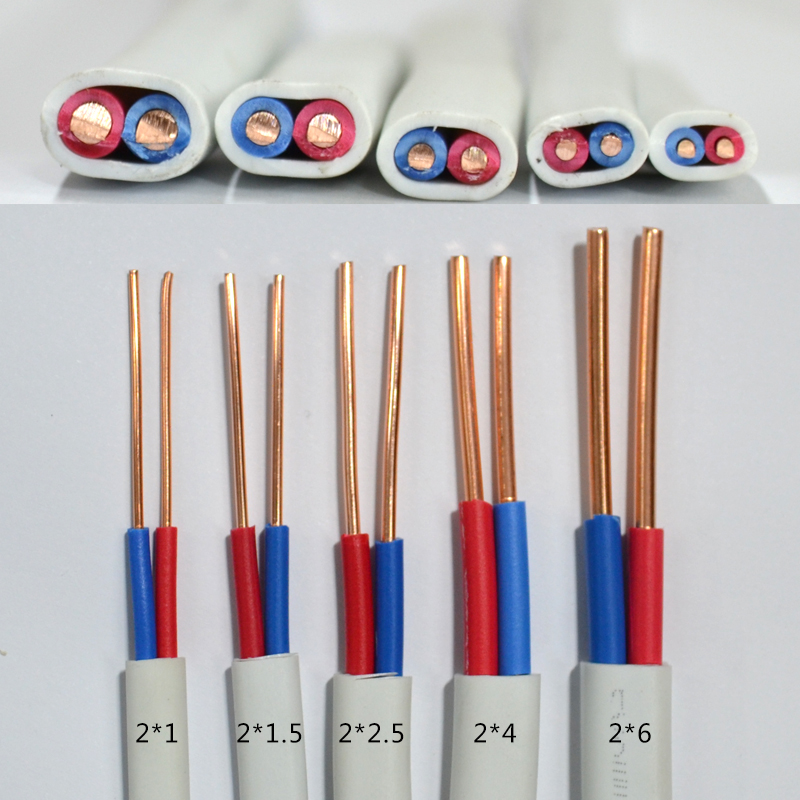 單支BVVB扁平線 深圳電纜廠家 金環宇電纜 BVVB 2X1平方 銅芯 電纜線