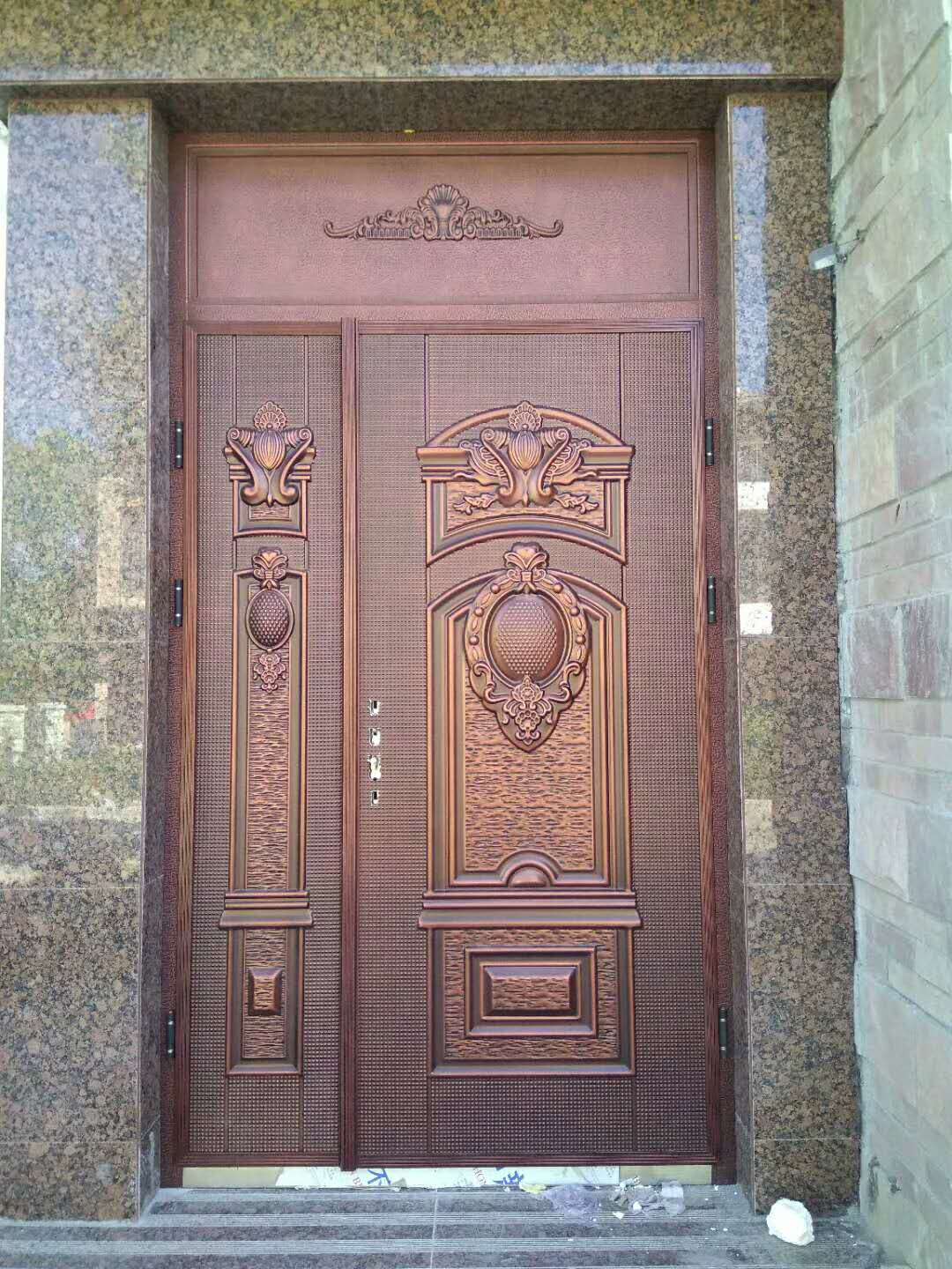 農(nóng)村別墅大門 整套自建別墅門 歐式鋁藝別墅大門