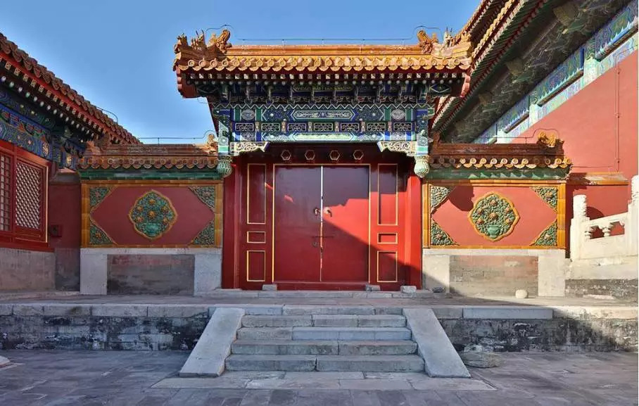 山西仿古垂花門施工 最美的一道門垂花門