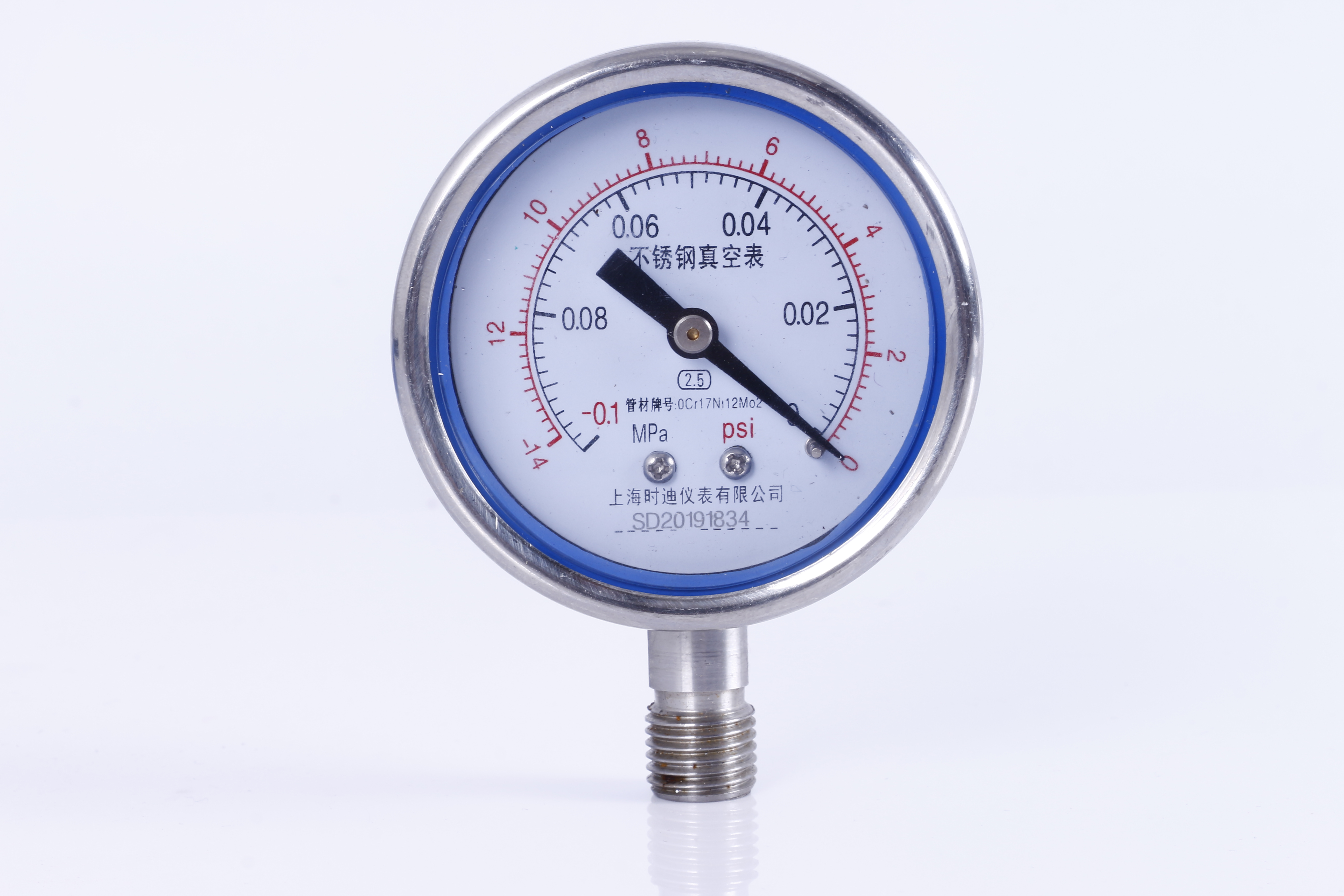 Y60-BF 不銹鋼壓力表/上自動(dòng)化儀表/壓力表 上海 Y60-BF 不銹鋼壓力表 上海Y60-BF 不銹鋼壓力表