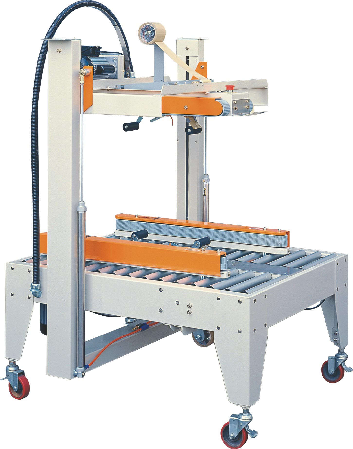 PSFXJG-10X電商小型角邊封箱機(jī)郵政小紙箱自動(dòng)工字型封箱機(jī)