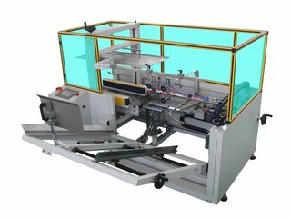 電商包裝用高速自動開箱機 上海跋涉臥式全自動開箱機紙箱成型機