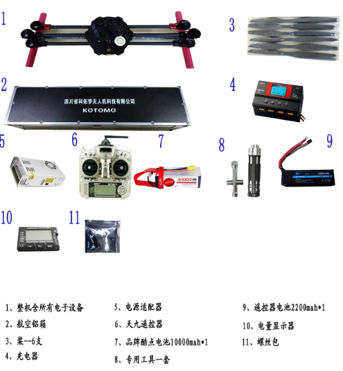 8軸電力架線無(wú)人機(jī)