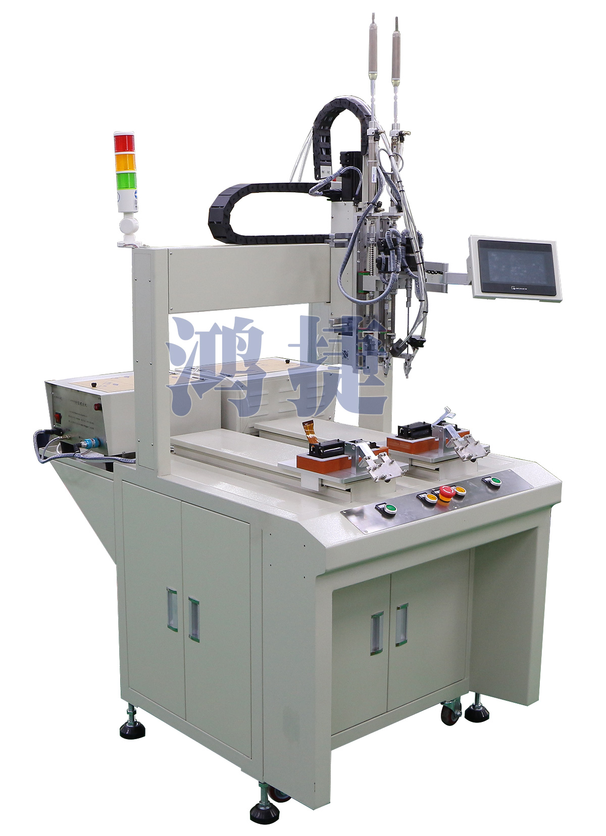 紹興市鴻捷自動化打螺絲釘機(jī)廠家供應(yīng)伺服坐標(biāo)自動鎖螺絲機(jī) 伺服系統(tǒng)扭傷實時掌控