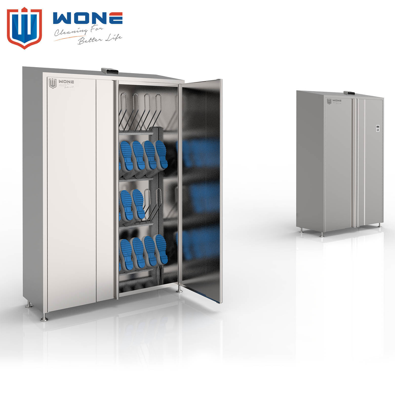 WONE沃安鞋靴自動(dòng)烘干機(jī)PBD-20C食品廠水鞋膠鞋靴子烘干*柜