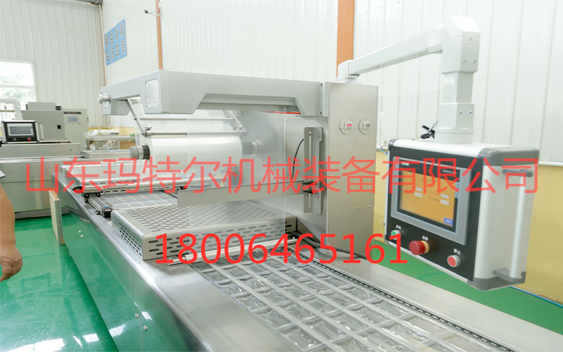 牛板筋全自動拉伸膜真空包裝機 牛板筋全自動拉伸膜真空包裝機