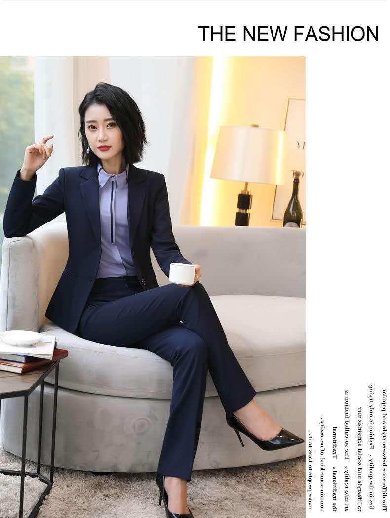 定做女士西服西裝修身時(shí)尚職業(yè)裝