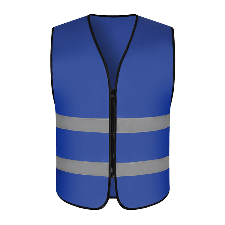 WH RF021# 不過(guò)肩拉鏈反光馬甲工作服