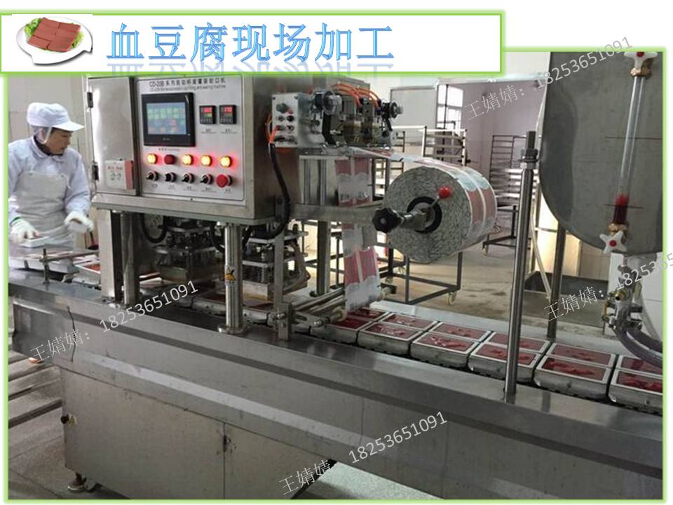 鮮鴨血灌裝機- 全自動盒裝血豆腐