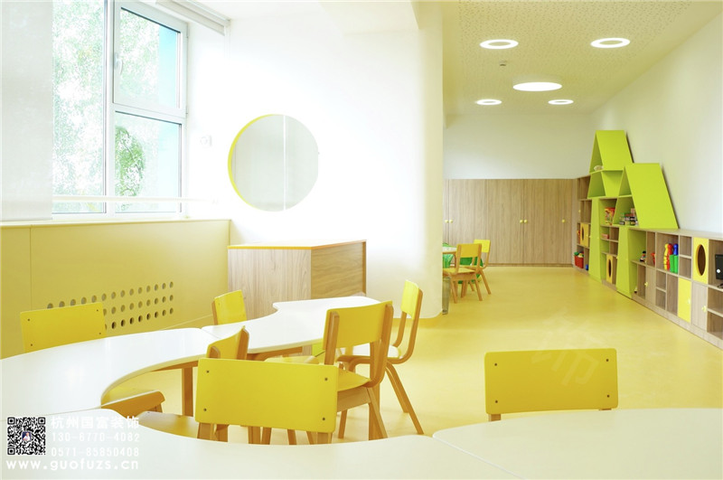 杭州環(huán)保幼兒早教中心裝修設(shè)計(jì)案例-國(guó)富裝飾