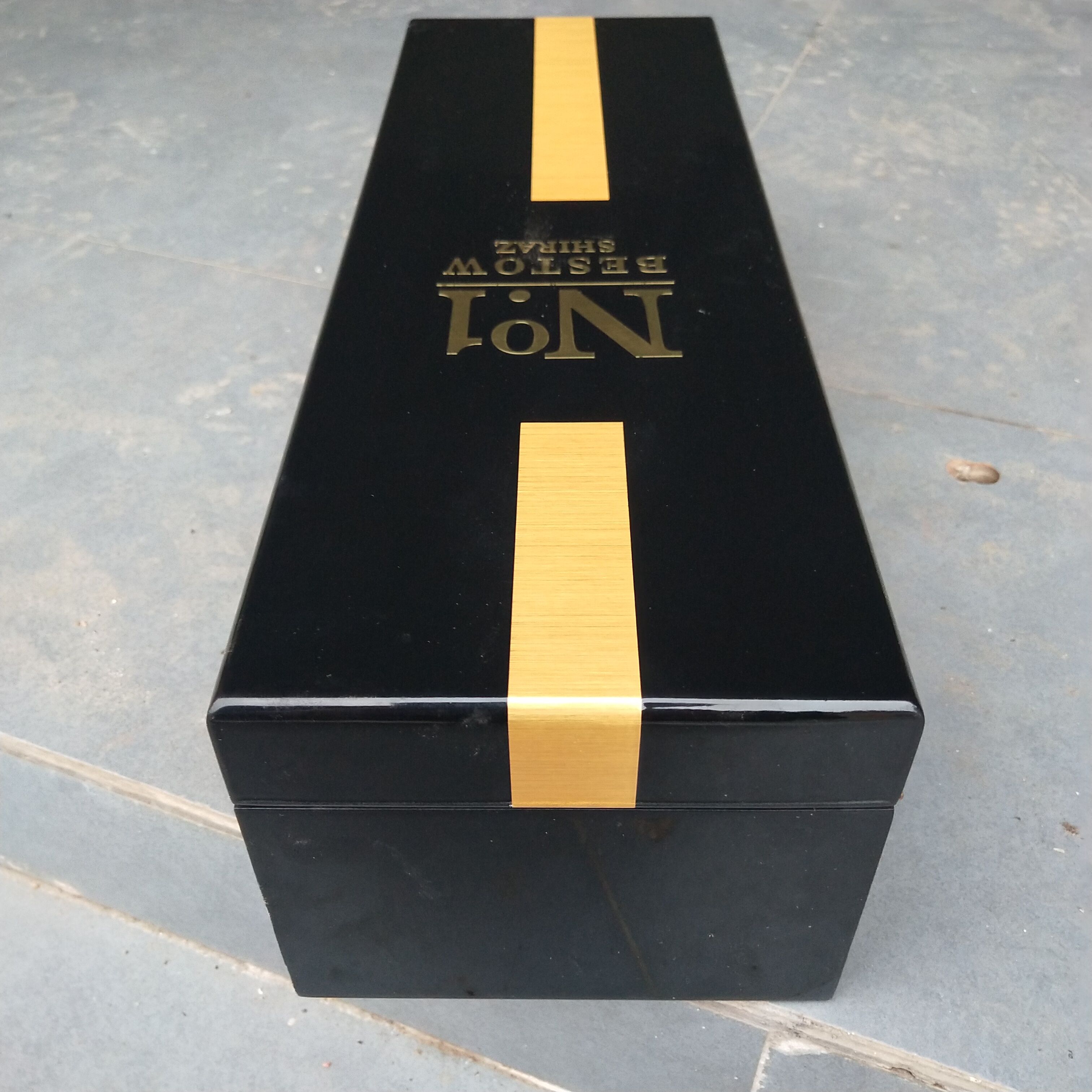 亮光UV烤漆木盒紅酒包裝