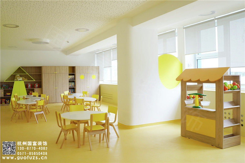 杭州幼兒高端教育培訓(xùn)中心裝修設(shè)計案例- 國富裝飾
