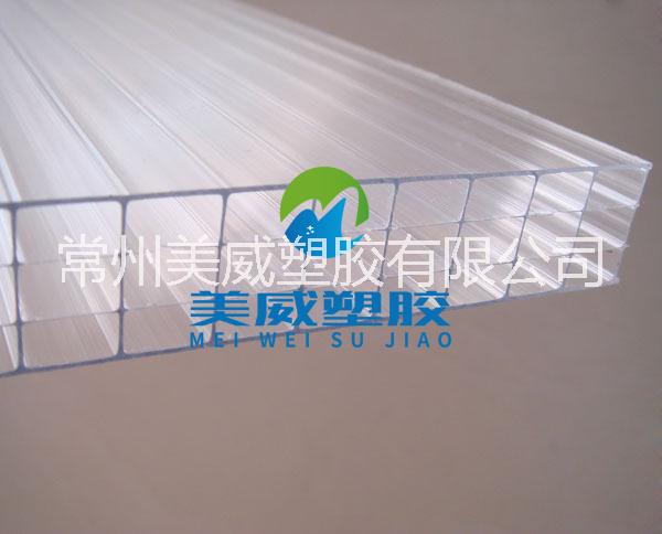 常州美威供應(yīng)蘇州南京溫室雨棚米字型陽(yáng)光板透明PC板加工