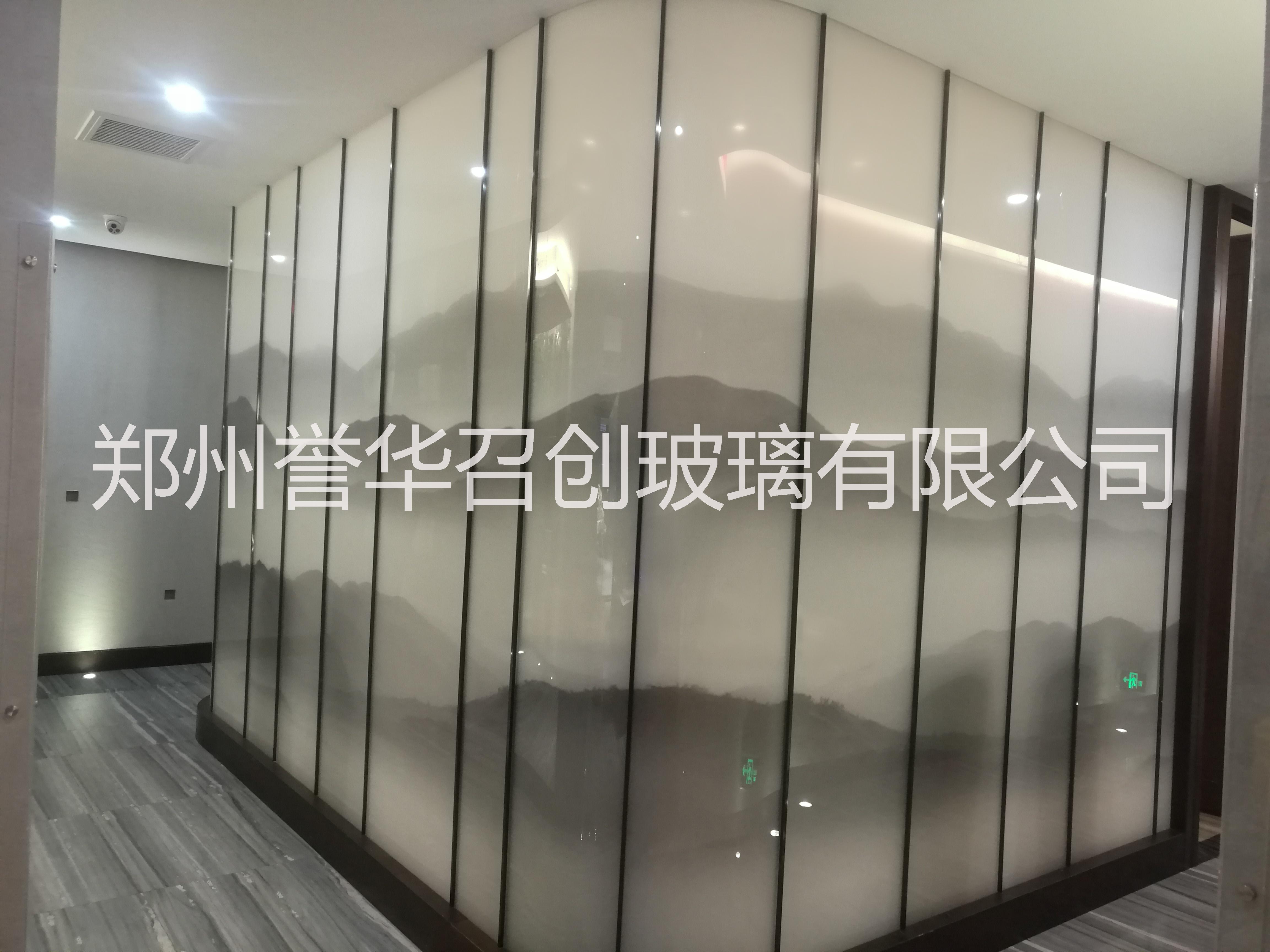 雙層夾膠玻璃，工藝玻璃，夾絲夾畫 雙層夾膠玻璃，山水畫，夾絲夾畫 雙層夾膠玻璃，山水畫，夾絲工藝