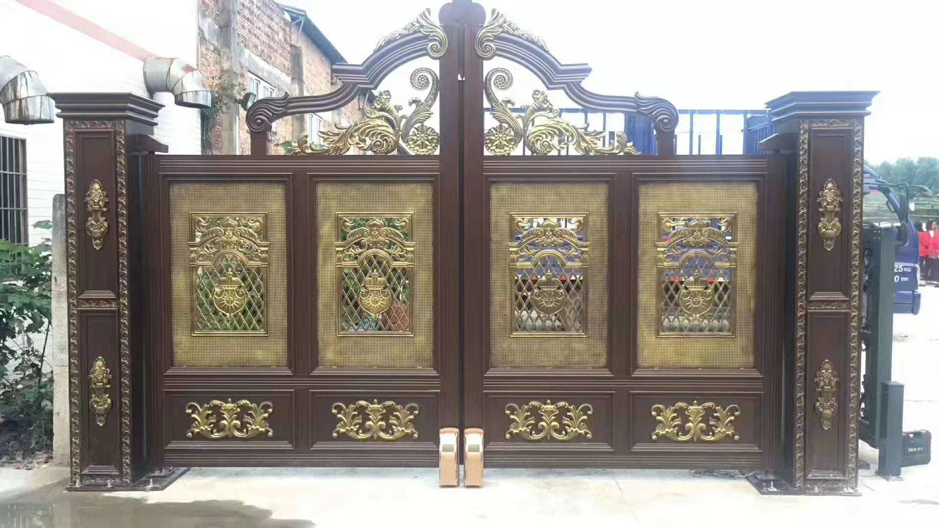 鋁藝別墅防爆別墅門 定制鋁藝別墅防爆別墅門