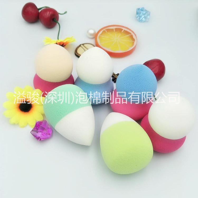 混色葫蘆粉撲 單個包裝