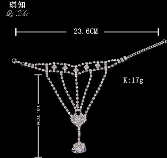 新娘水鉆桃心手背鏈廠家_批發(fā)_直銷_供應(yīng)商_琪知飾品歡迎來電咨詢