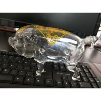 白酒瓶定制廠家 生肖豬豬空酒瓶