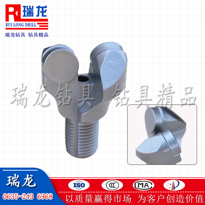 兩翼鉆頭φ28φ32φ36φ38金剛石鉆頭鑿巖用常見PDC鉆頭鑿巖打孔用金剛石