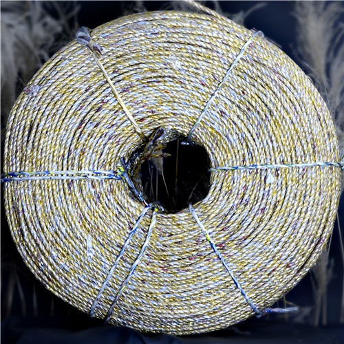 廠家直銷三股黃金繩 廢紙打包*捆扎繩 大棚用繩 塑料繩