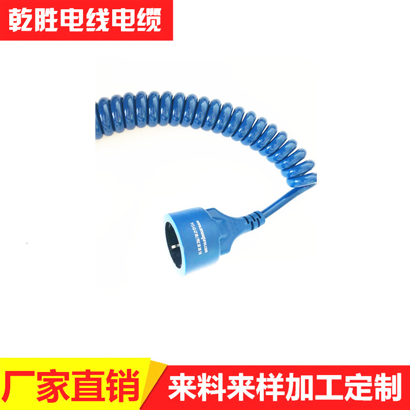 加工定制新能源UP彈簧充電線 新能源汽車彈簧線