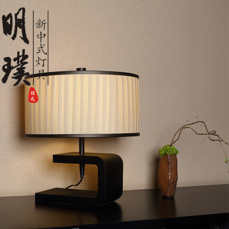 博物館新中式臺燈 展廳新中式臺燈