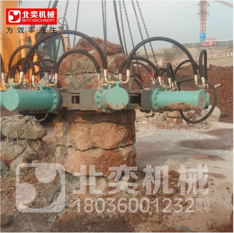 破樁機 灌注樁截樁機 挖掘機改裝破樁頭設備 汽車吊實心樁截樁機