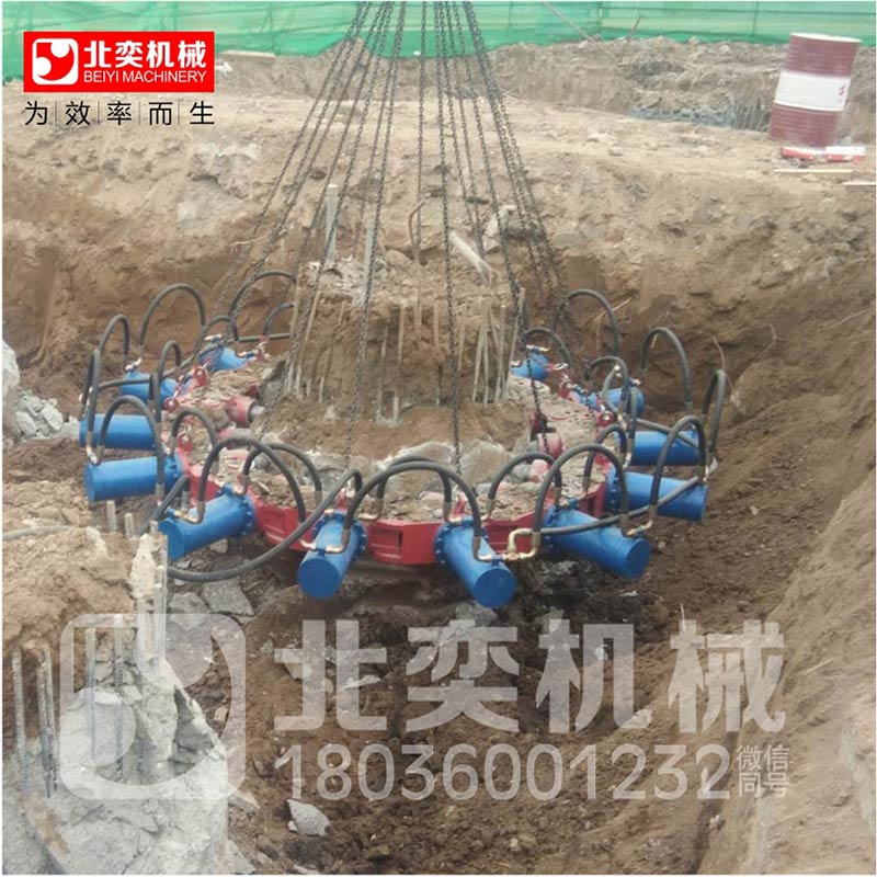 截樁機設(shè)備破樁機 水泥圓形實心樁挖掘機改裝液壓破樁機 吊車截樁機器