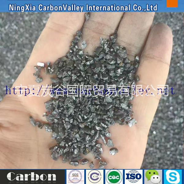 高吸收率 低硫?qū)幭碾婌衙?3  電煅煤廠家 寧夏碳素 電煅煤93