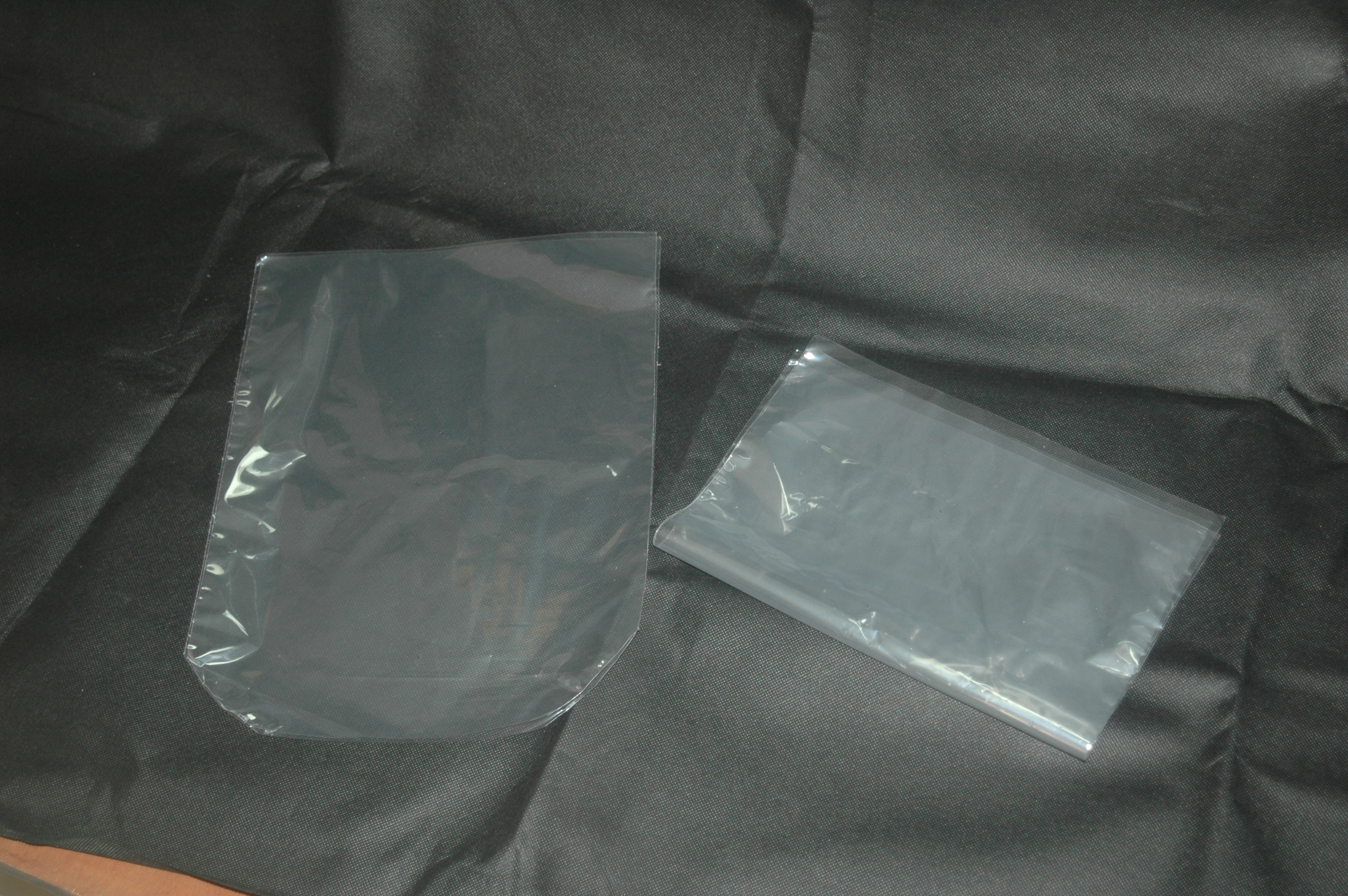 加工定制pof熱收縮切角袋 弧形切角面膜透明熱收縮袋