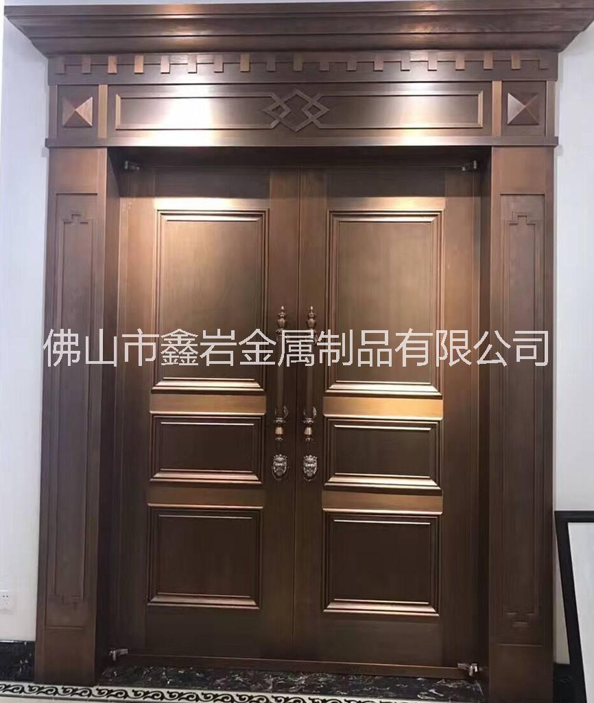 廣東專業(yè)定制歐式別墅平移大門 仿銅門大門 銅門生產(chǎn)廠家——專業(yè)定制銅門別墅