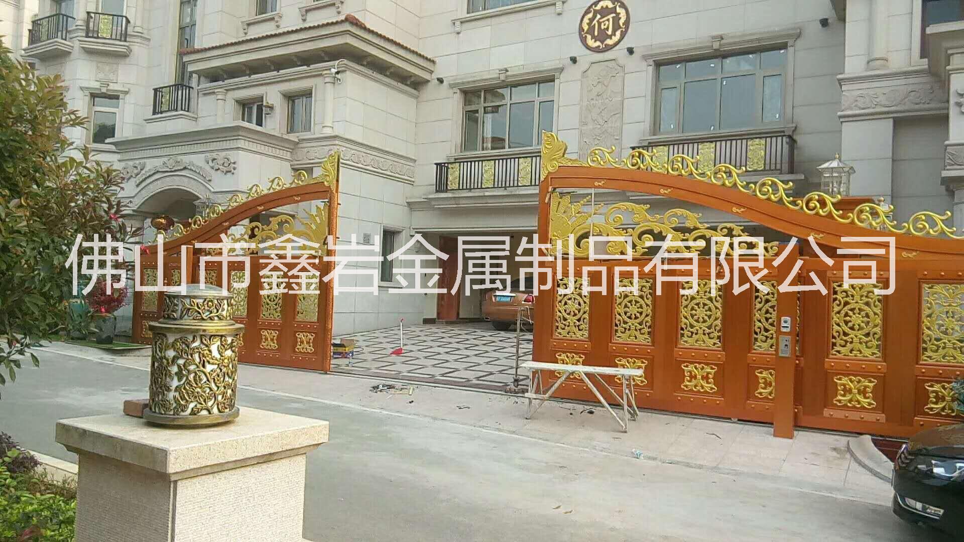 廣州銅門_別墅銅門價格_工程銅門銅樓梯銅扶手
