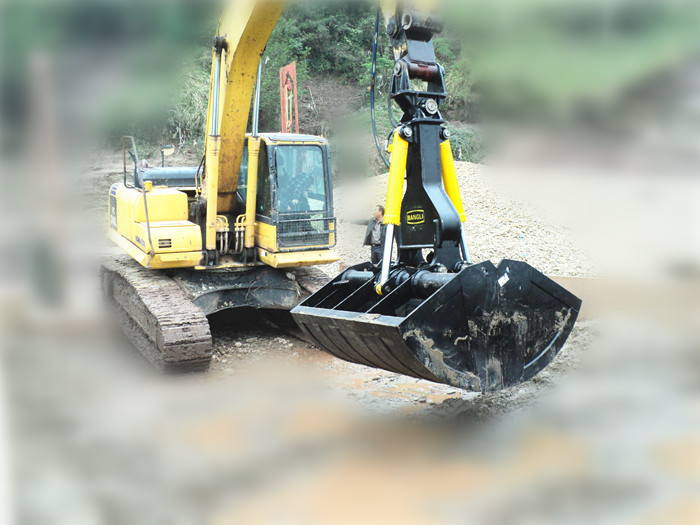 邦力20型液壓抓斗 挖機(jī)抓斗 貝殼抓斗煤抓斗 砂石抓斗